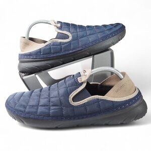 Merrell Hut Quilted Slip-on Casual Comport Camp Shoes Navy Tan J003579 Men's 10